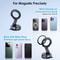 Strong Magnetic Phone Holder Vacuum Suction Cup Foldable Car Mount Compatible With IPhone 1