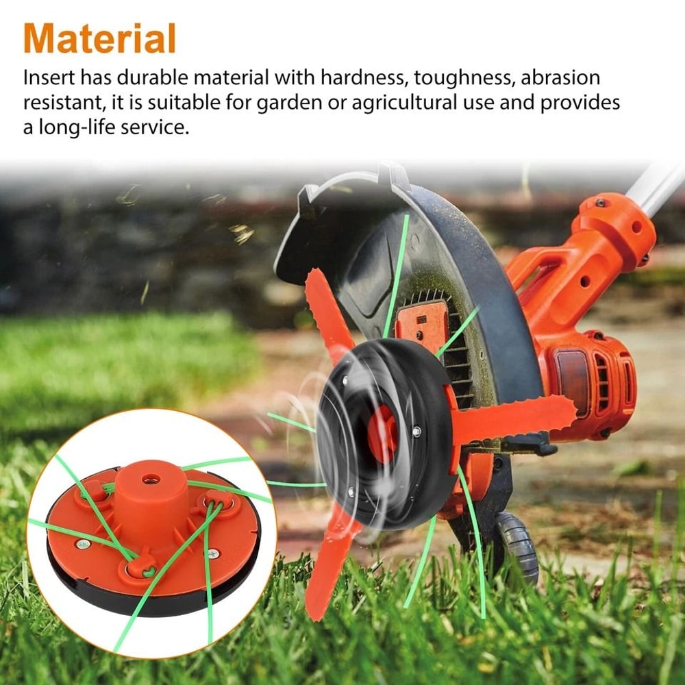 Weedeater Trimmer Head Universal Replace Blades For Gas Electric Weed Eater HighQuality Mower Head 1
