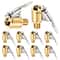 HeavyDuty Brass Open Flow Air Chuck For Internal Thread Inflator Hose Fast Tire Inflation 0