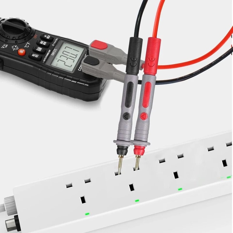 Multimeter Test Lead Kit Alligator Clip Probe Wire Tool For Automotive And Industrial Use 0