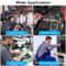 Multimeter Test Lead Kit Alligator Clip Probe Wire Tool For Automotive And Industrial Use 6