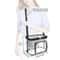 Transparent Shoulder Organizer With Zipper Clear PVC Lunch Tote Adjustable Strap Waterproof Durabl 1