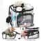 Transparent Shoulder Organizer With Zipper Clear PVC Lunch Tote Adjustable Strap Waterproof Durabl 2