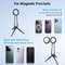 Foldable Magnetic Phone Tripod Compact IPhone Stand For Samsung MagSafe Adjustable Mount 1