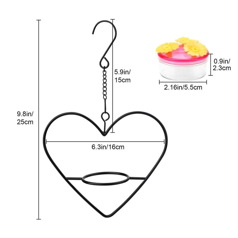 Metal Hanging Bird Feeder Hummingbird Feeders For Outside Port Design 1