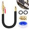 RV Winterizing Kit Brass With ShutOff Valve Air Quick Plug Water Line Blowout For Camper Trailer 0