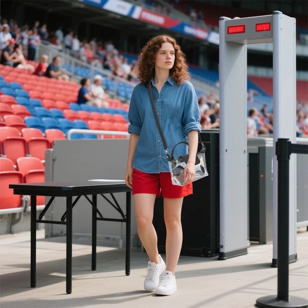 Stadium Approved Clear PVC Transparent Crossbody Handbag Ideal For Concerts And Travel 6