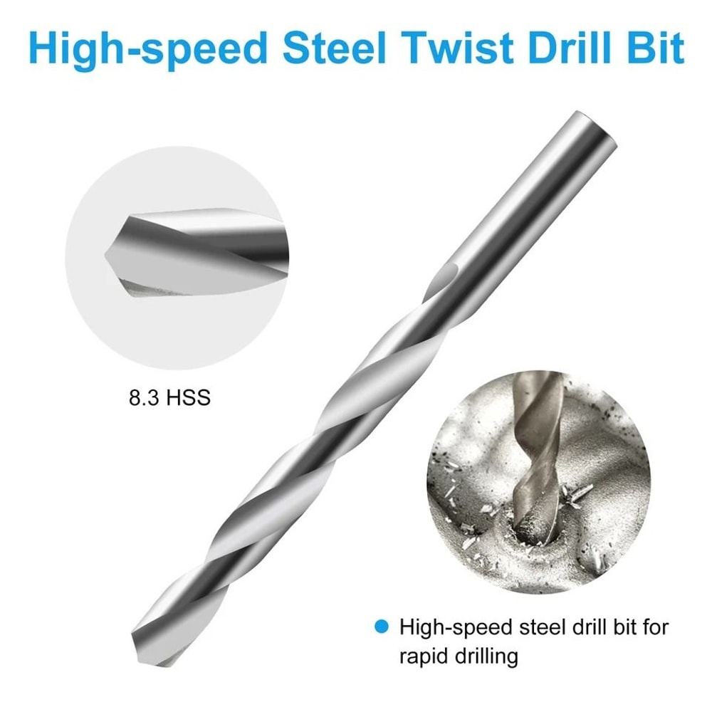 Thread Repair Kit Stainless Steel Inserts HSS Tap Drill Bit Set For Metal Repair 3