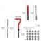 Thread Repair Kit Stainless Steel Inserts HSS Tap Drill Bit Set For Metal Repair 7
