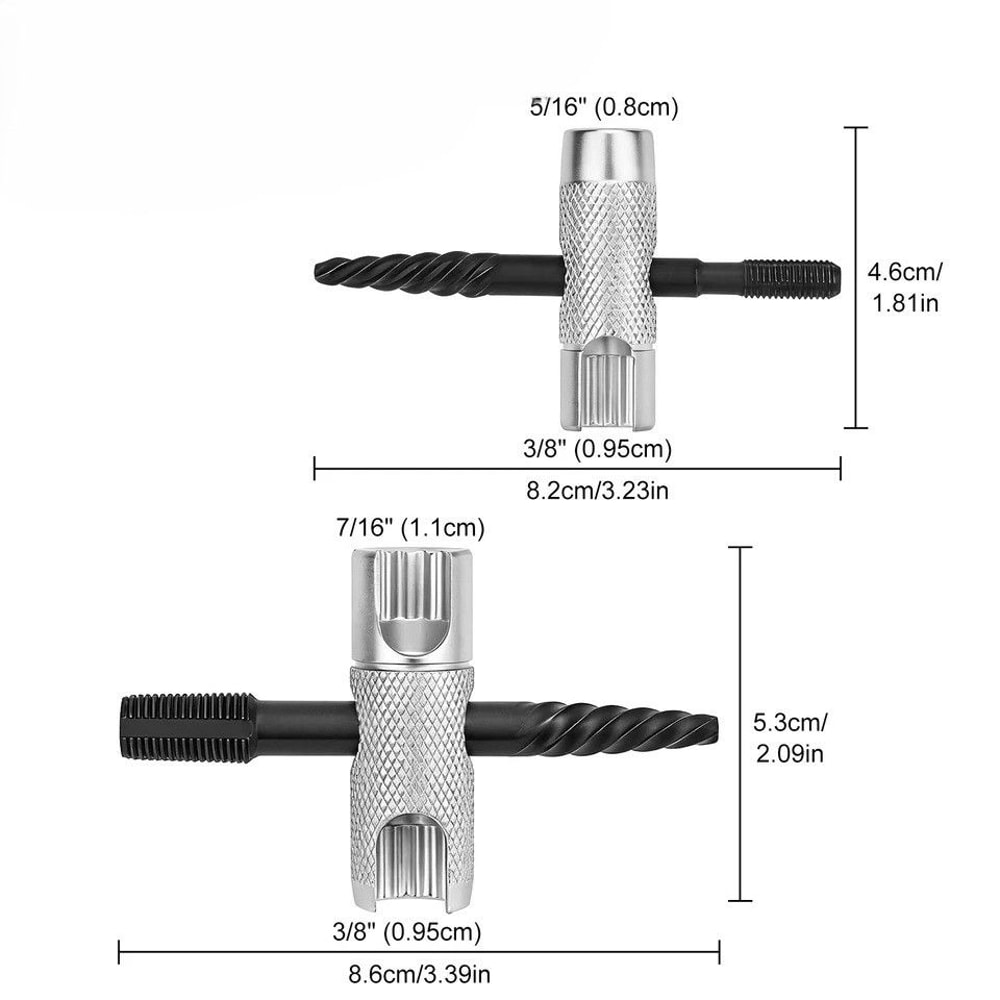 Thread Repair Kit Stainless Steel Inserts HSS Tap Drill Bit Set For Metal Repair 8