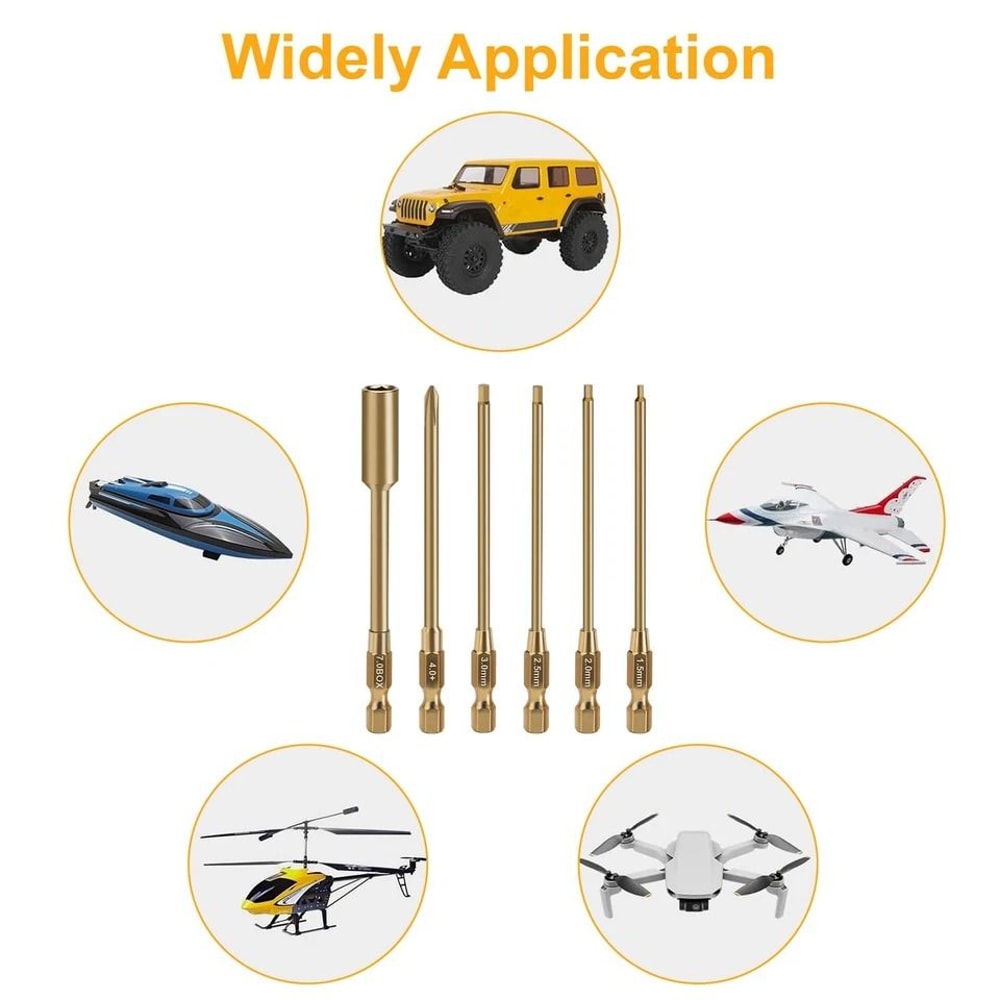RC Car Tool Kit With Hex Nut Driver Screwdriver Wrench Bit Set For RC Truck Traxxas Axial And HSP C 3