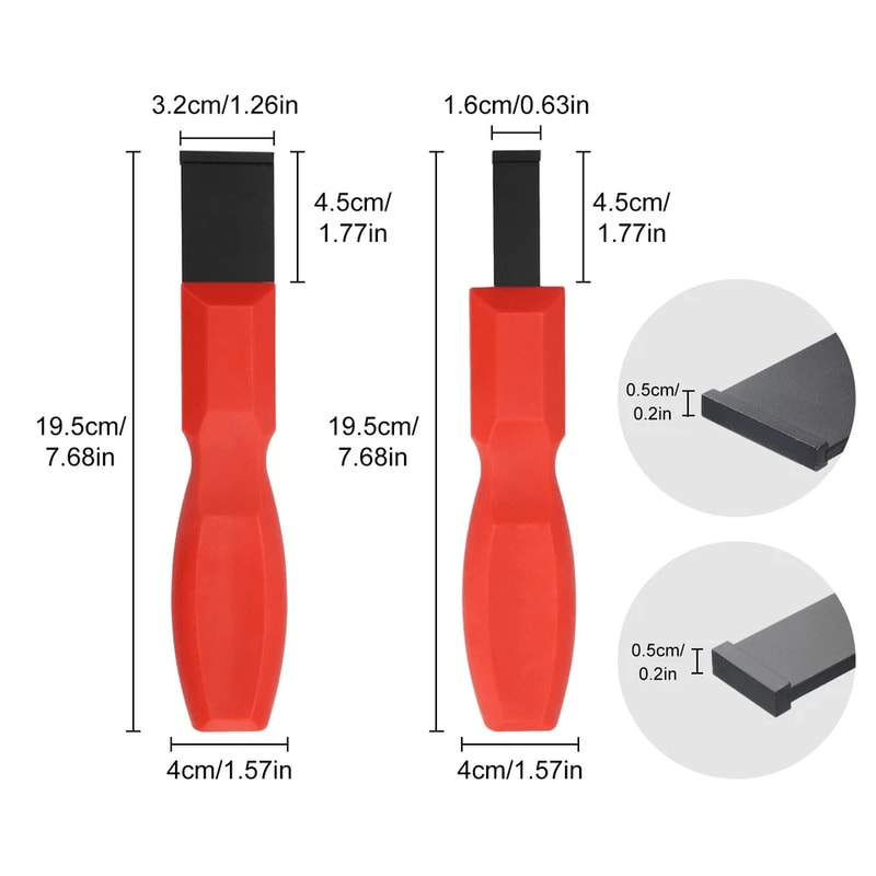 Tungsten Carbide Scraper Set Blade Tool For Engine Maintenance Gasket And Rust Removal 6