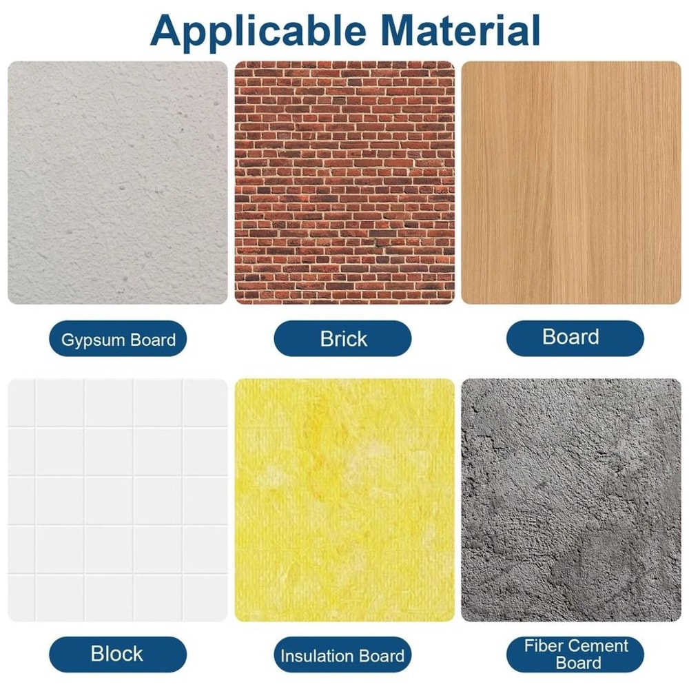 HeavyDuty SelfDrilling Drywall Anchors Screws For Wall Mounting Gypsum Brick No Drilling Quick Setu 4