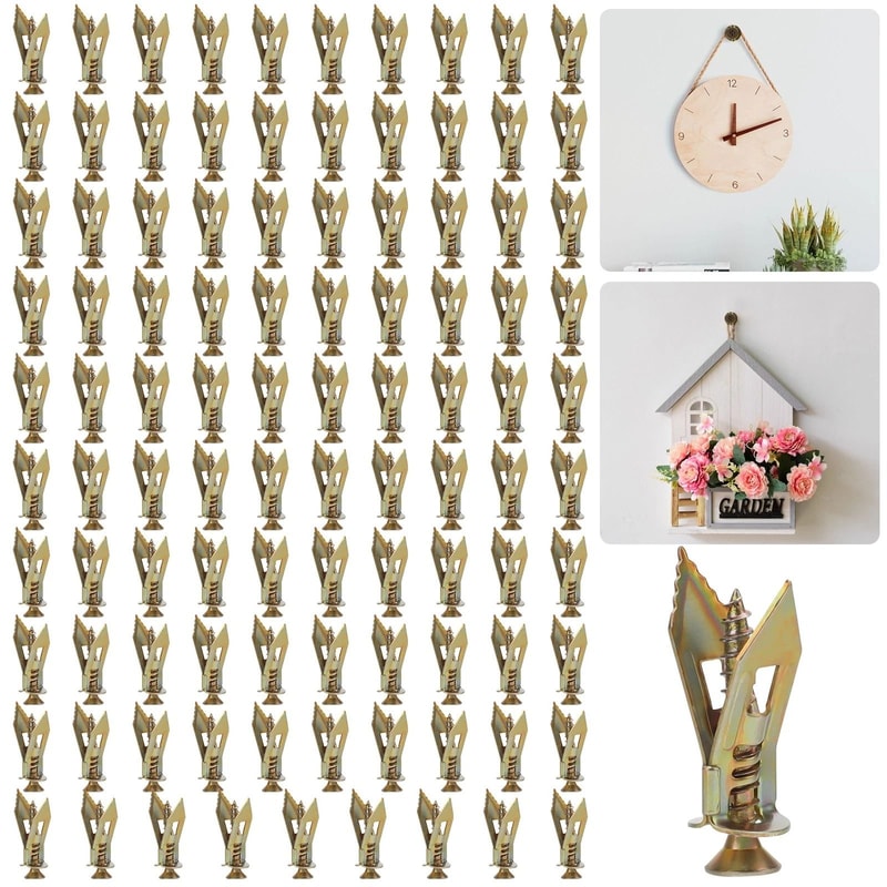 HeavyDuty SelfDrilling Drywall Anchors Screws For Wall Mounting Gypsum Brick No Drilling Quick Setu 0