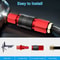 Quick Connect Air Hose Fittings Red NPT Aluminum Air Coupler And Plug Kit Ball Locking System 4
