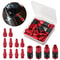 Quick Connect Air Hose Fittings Red NPT Aluminum Air Coupler And Plug Kit Ball Locking System 0