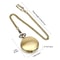 Mens Retro Pocket Watch With Chain Classic Mechanical Movement Vintage Roman Numerals Durable Alloy 3