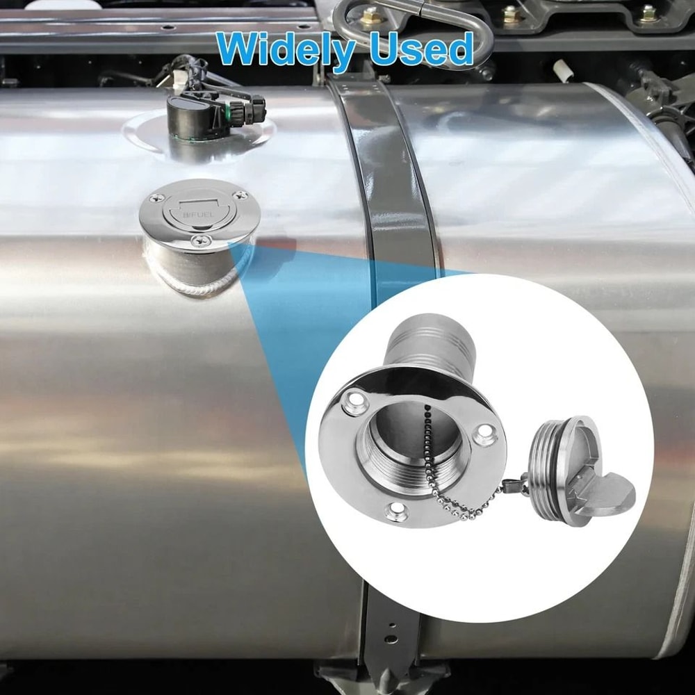 Keyless Cap Fuel Deck Filler Stainless Steel Marine Hardware For Boats Yachts Fishing Vessels 5