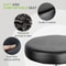 Adjustable Round Rolling Stool Salon Swivel PU Leather Stool Height Adjustable With Wheels Smooth C 4