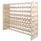 Bottles Wine Rack Stackable Wood Display 8 Tier Wine Storage Shelves Solid Pinewood Wine Holder 4