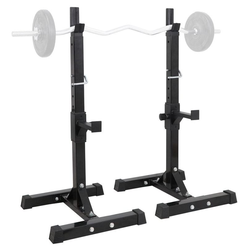 Adjustable Squat Rack Barbell Stand For Home Gym Capacity Press Rack Stand 1