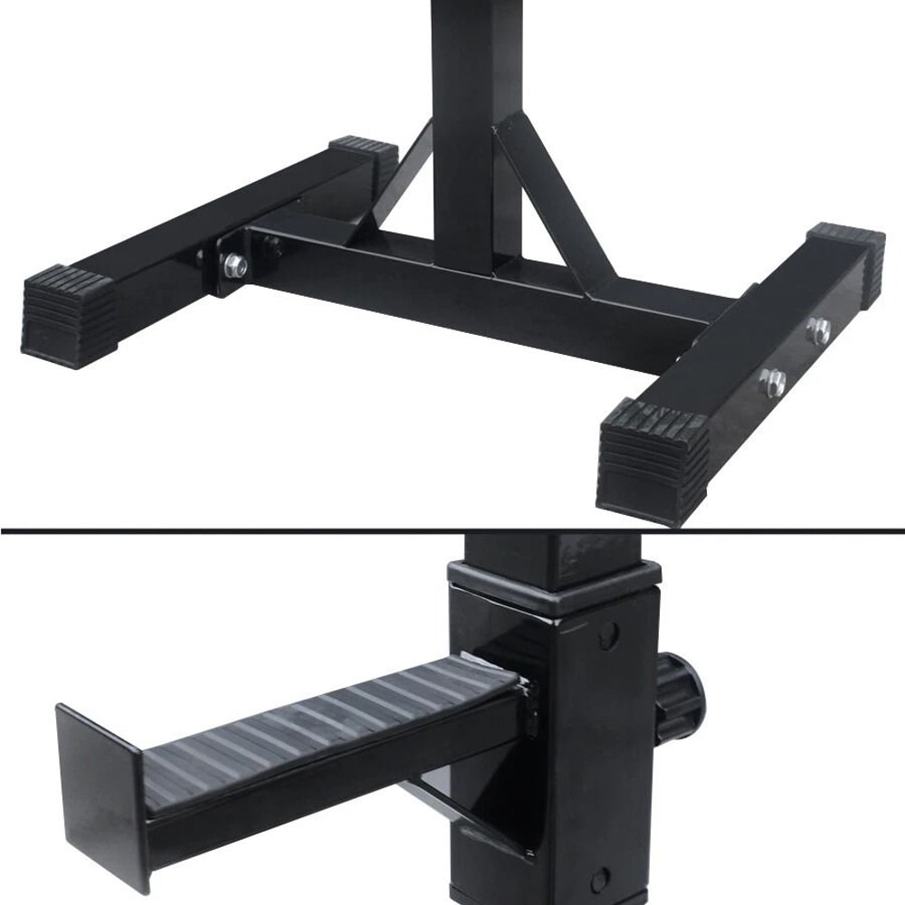 Adjustable Squat Rack Barbell Stand For Home Gym Capacity Press Rack Stand 10