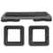 Adjustable Fitness Stepper Exercise Aerobic Step Platform Risers Grey NonSlip 20
