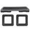 Adjustable Fitness Stepper Exercise Aerobic Step Platform Risers Grey NonSlip 20