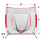 Baseball Hitting Net Softball Pitching Net Portable Bow Frame With Carry Bag For Practice 3