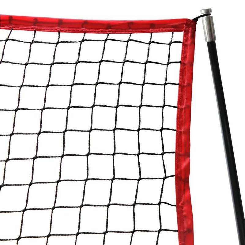 Baseball Hitting Net Softball Pitching Net Portable Bow Frame With Carry Bag For Practice 5