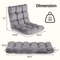 Comfortable Adjustable Floor Chair With Back Support Folding Sofa Chair For Gaming Meditation Offic 6