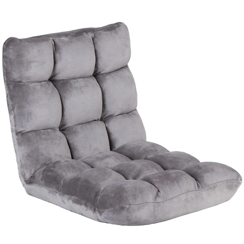 Comfortable Adjustable Floor Chair With Back Support Folding Sofa Chair For Gaming Meditation Offic 0