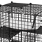 Cat Enclosures DIY Tier Cat Cage Indoor Detachable Metal Kennel W Hammock Spacious Stable Pet Cage 11