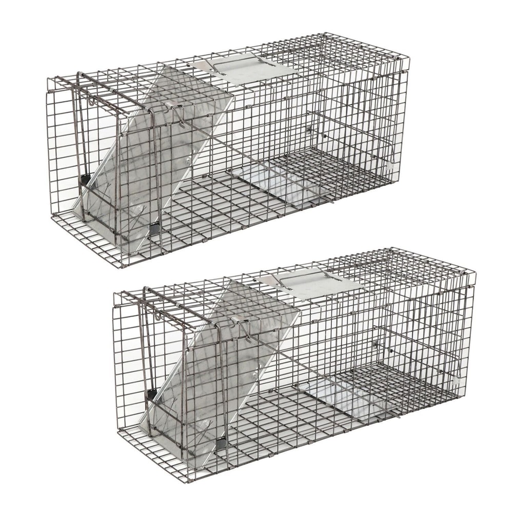 Humane Rodent Trap Live Animal Cage Trap Raccoon Cage With Iron Door Safe And Reusable For Small An 6
