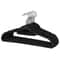 Premium Velvet Hangers NonSlip Clothes Hangers With Swivel Hook Black SpaceSaving Design Perfect Fo