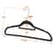 Premium Velvet Hangers NonSlip Clothes Hangers With Swivel Hook Black SpaceSaving Design Perfect Fo