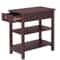 Narrow End Table Tier Side Table With Drawer And Shelf Brown MDF Pine Wood Ideal For Living Room Or 4