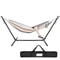 Steel Stand Portable Hammock Set Capacity Heavy Duty Hammock Bed For Travel Outdoor Beach Backyard 4