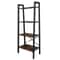 Rustic Ladder Shelf Bookcase Tier Storage Rack Plant Flower Stand Modern Industrial Bookshelf Home 1