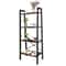 Rustic Ladder Shelf Bookcase Tier Storage Rack Plant Flower Stand Modern Industrial Bookshelf Home 6
