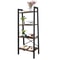 Rustic Ladder Shelf Bookcase Tier Storage Rack Plant Flower Stand Modern Industrial Bookshelf Home 6