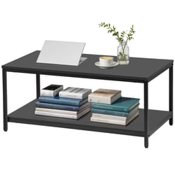 black side end table with storage shelf, tier coffee table, rectangle tv stand for bedroom, living room