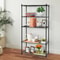 Adjustable Tier Shelves Wire Shelving Unit Space Storage Organizer Heavy Duty Kitchen Rack Black 3