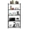 Adjustable Tier Shelves Wire Shelving Unit Space Storage Organizer Heavy Duty Kitchen Rack Black 4