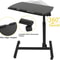 Mobile Adjustable PC Computer Desk Swivel Rolling Laptop Stand Ergonomic Notebook Table With Height 11
