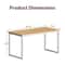 Office Desk Computer Desk Modern Study Writing Desk Natural PC Laptop Table Home Office Desk 4