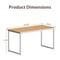 Office Desk Computer Desk Modern Study Writing Desk Natural PC Laptop Table Home Office Desk 4