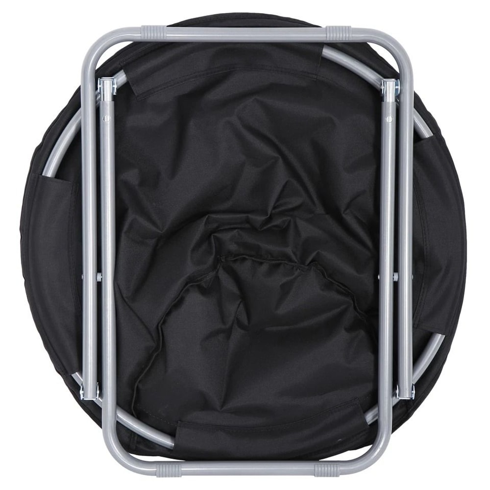 Portable Faux Fur Saucer Chair Folding Saucer Chair For Adults And Kids Cozy Chair For Living Room 2