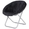 Portable Faux Fur Saucer Chair Folding Saucer Chair For Adults And Kids Cozy Chair For Living Room 1