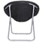 Portable Faux Fur Saucer Chair Folding Saucer Chair For Adults And Kids Cozy Chair For Living Room 4